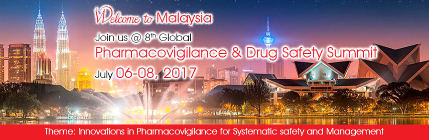 Conference Series LLC organizing splendorous Pharmaceutical conferences welcomes you to attend the 8th Global Pharmacovigilance & Drug Safety Summit to be held during July 06-08, 2017 Kuala Lumpur, Malaysia focuses on the advancements in pharmacovigilance and risk management.